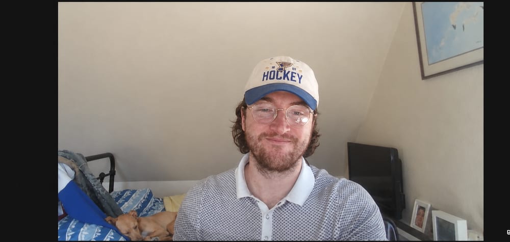 James, who runs your PPC audit, with his dog
